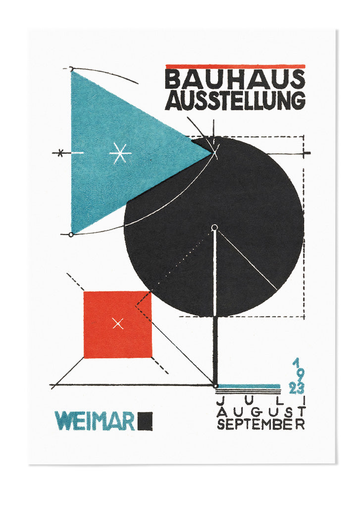 Bauhaus Exhibition Poster by Herbert Bayer