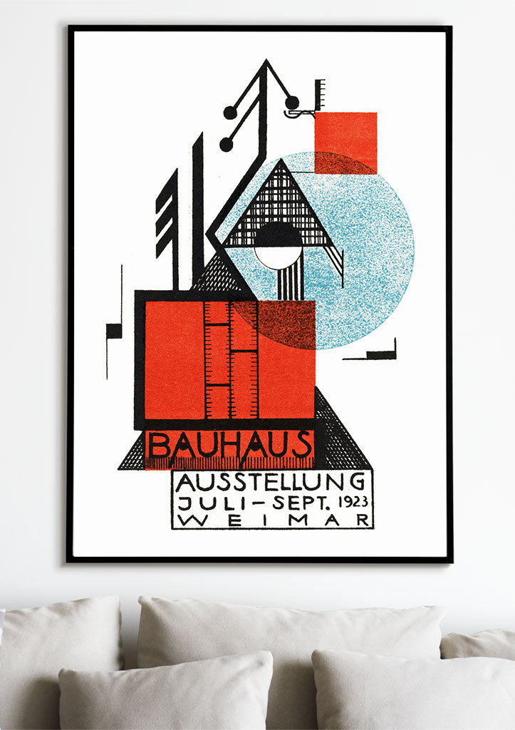 Bauhaus Exhibition Poster by Rudolf Baschant
