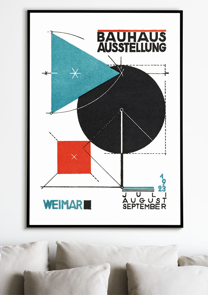 Bauhaus Exhibition Poster by Herbert Bayer