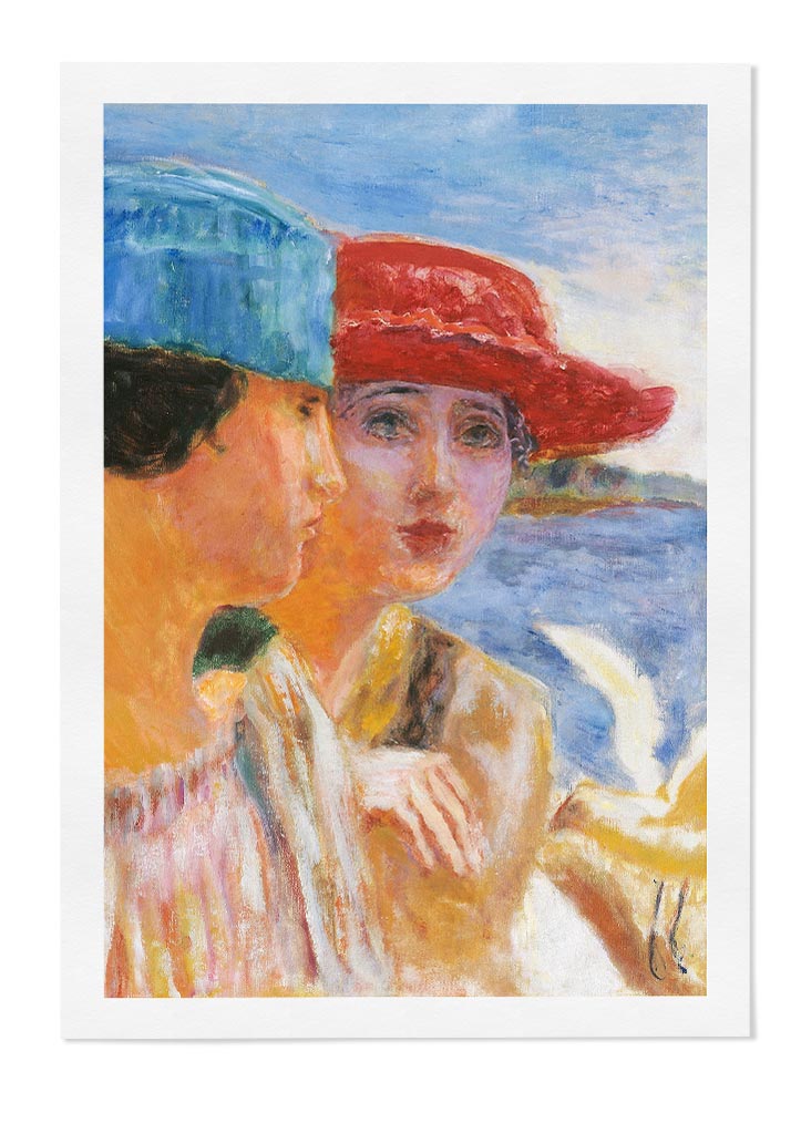 Pierre Bonnard Art Print- Young Girls with Seagull