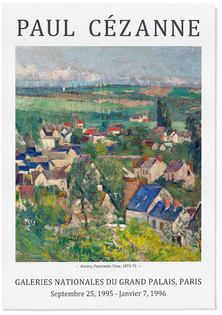 Paul Cezanne Exhibition Poster - Auvers