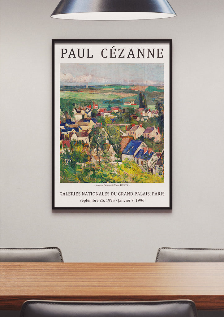 Paul Cezanne Exhibition Poster - Auvers