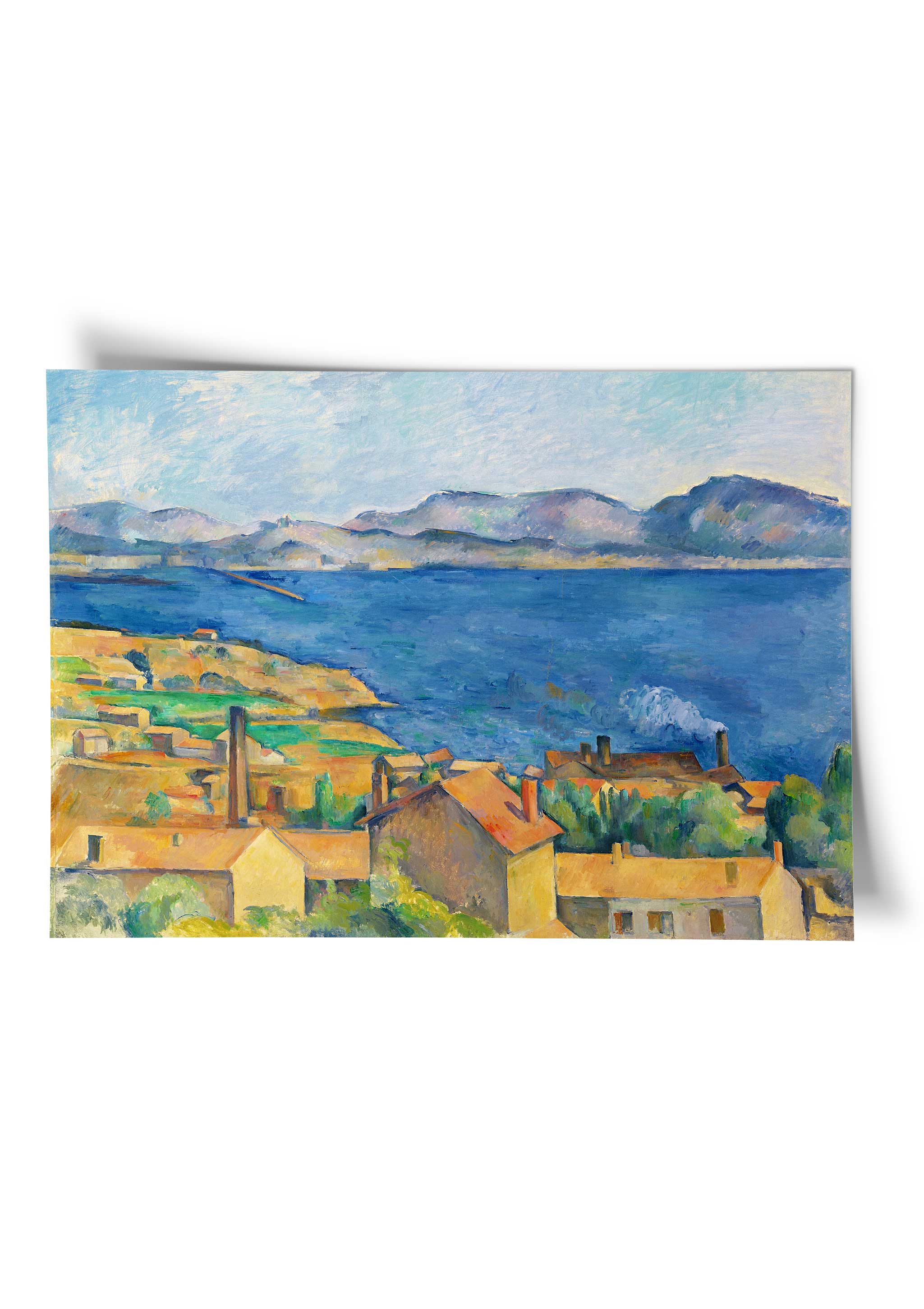 Paul Cezanne Art Print - The Bay of Marseilles, Seen from L'Estaque