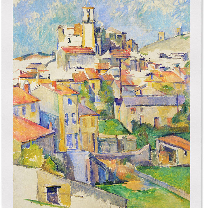 Paul Cezanne Art Print - View of Gardanne