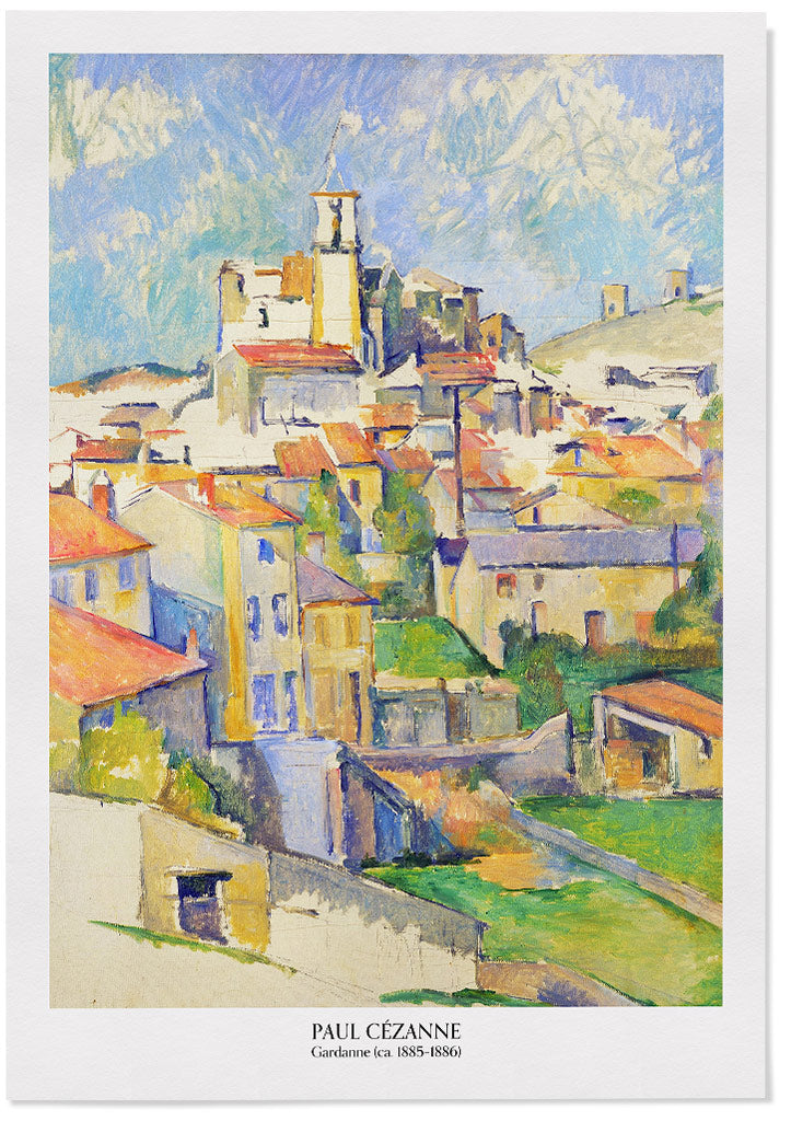 Paul Cezanne Art Print - View of Gardanne