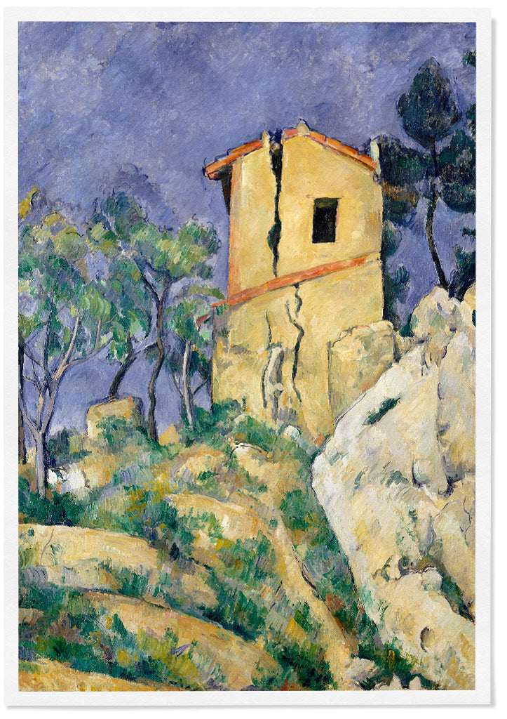 Paul Cezanne Art Print - The House with the Cracked Walls