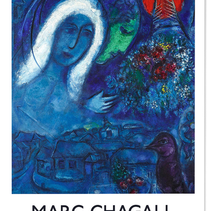 Chagall print, Fields of Mars painting, art exhibition poster