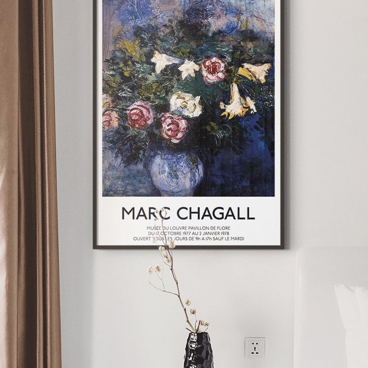 Chagall Flower Painting