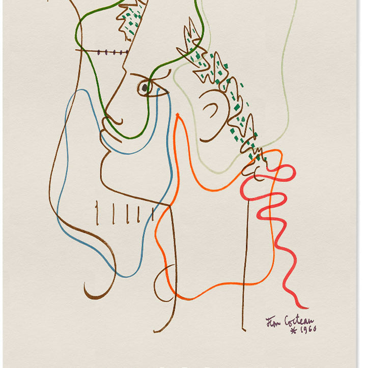 Jean Cocteau Poster - Theme Orphique