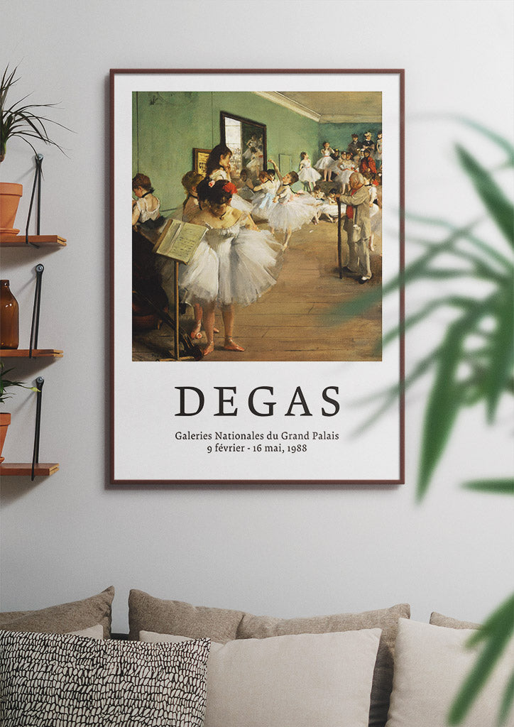 Edgar Degas Poster - The Dance Class