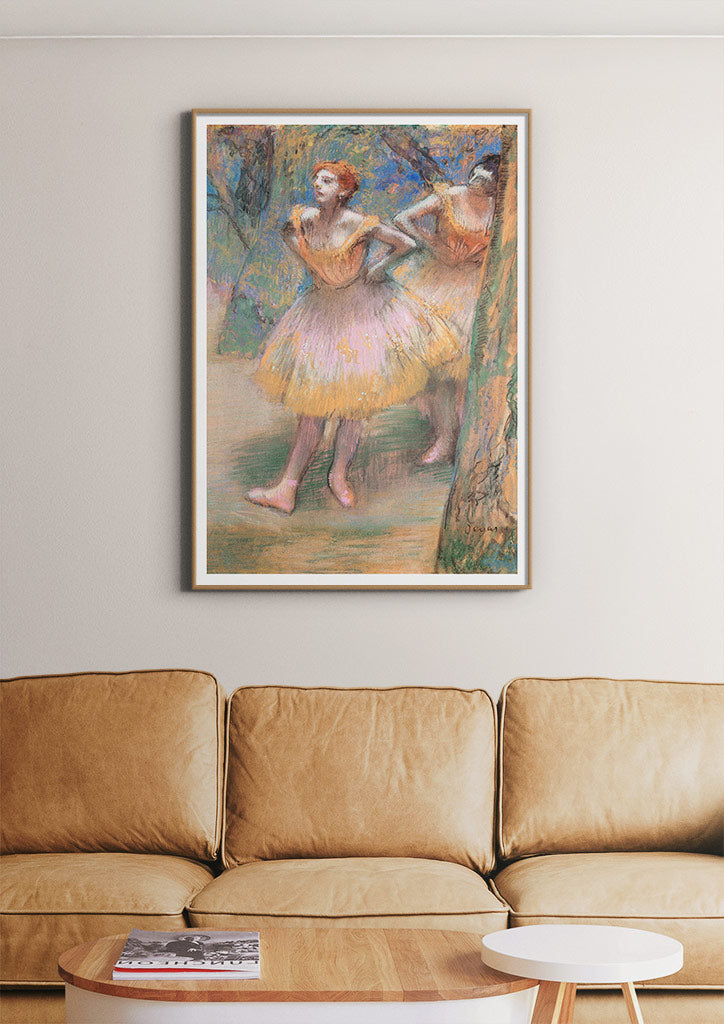 Two Dancers by Edgar Degas Art Print