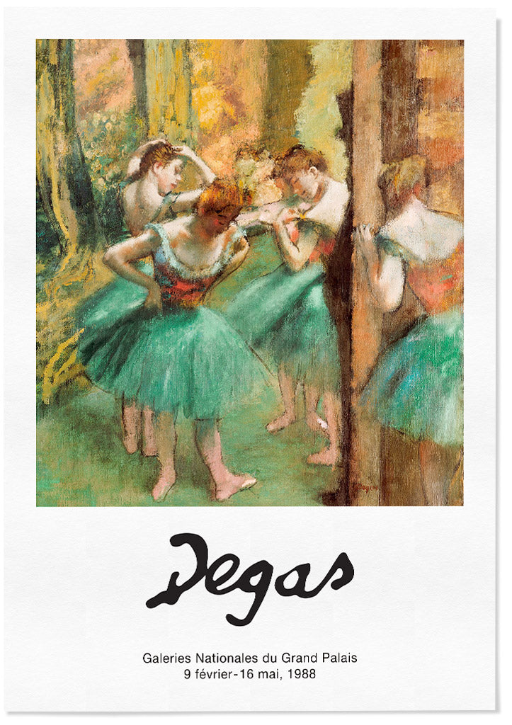Edgar Degas Print - Dancers, Pink and Green
