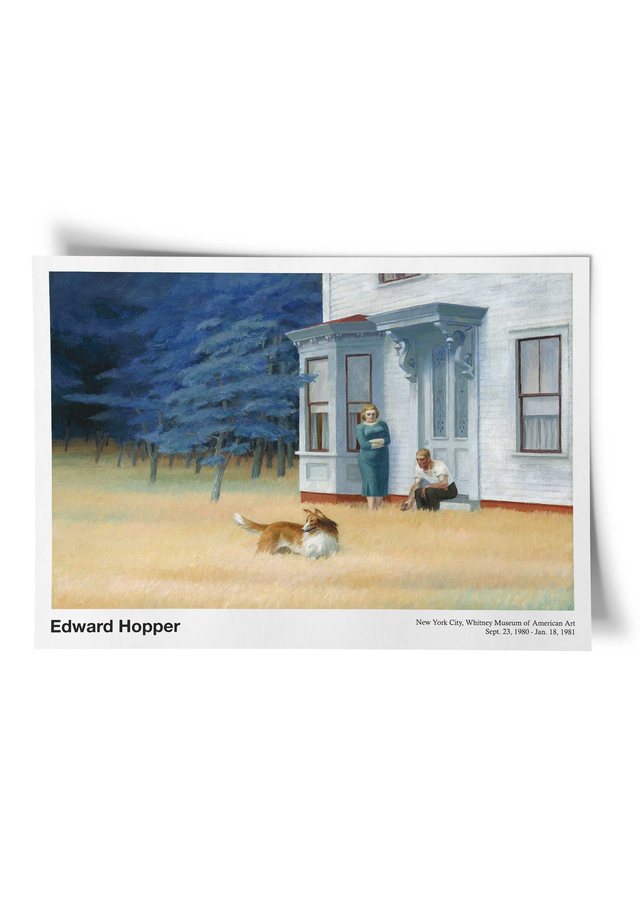 Edward Hopper Exhibition Poster - Cape Cod Evening