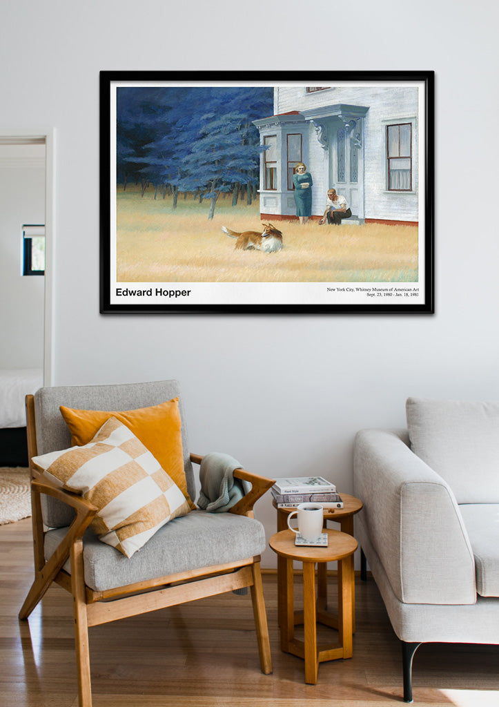Edward Hopper Exhibition Poster - Cape Cod Evening