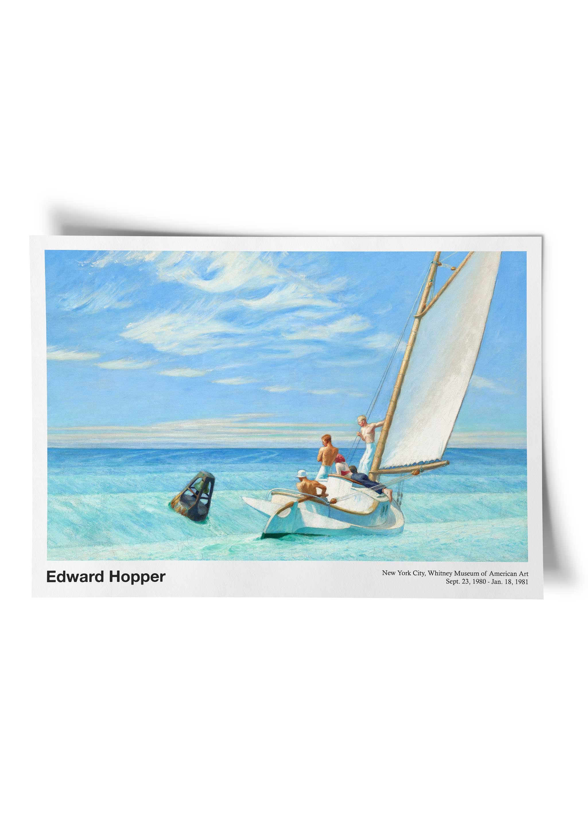 Edward Hopper Exhibition Poster - Ground Swell