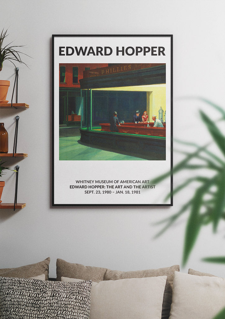 Edward Hopper Print - Nighthawks