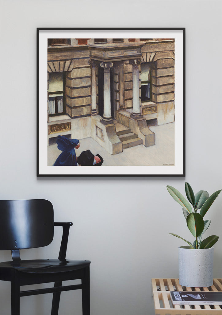 Edward Hopper Print - New York Pavements