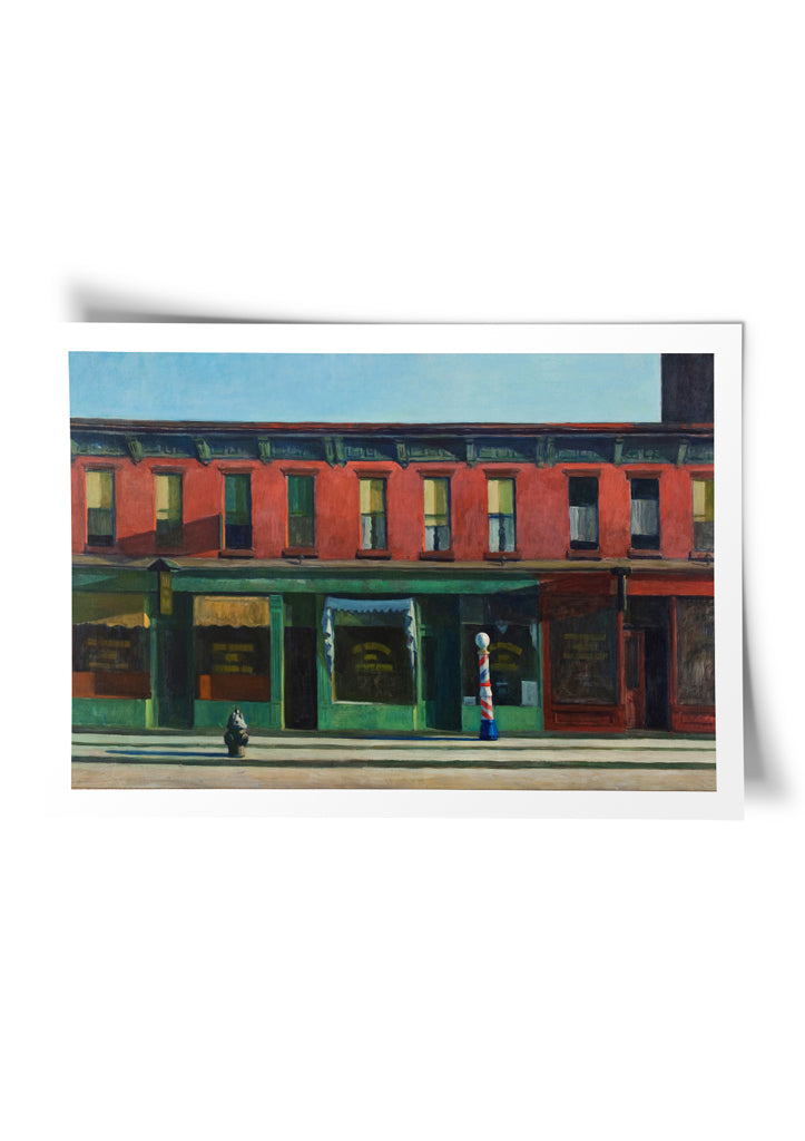 Early Sunday Morning by Edward Hopper