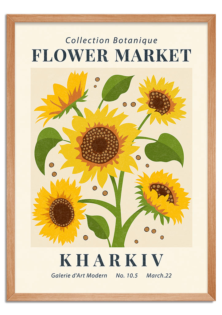Flower Market Kharkiv Poster