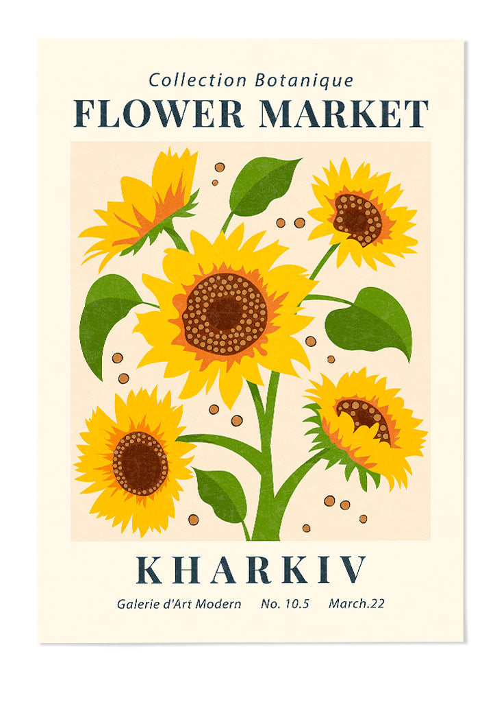 Flower Market Kharkiv Poster