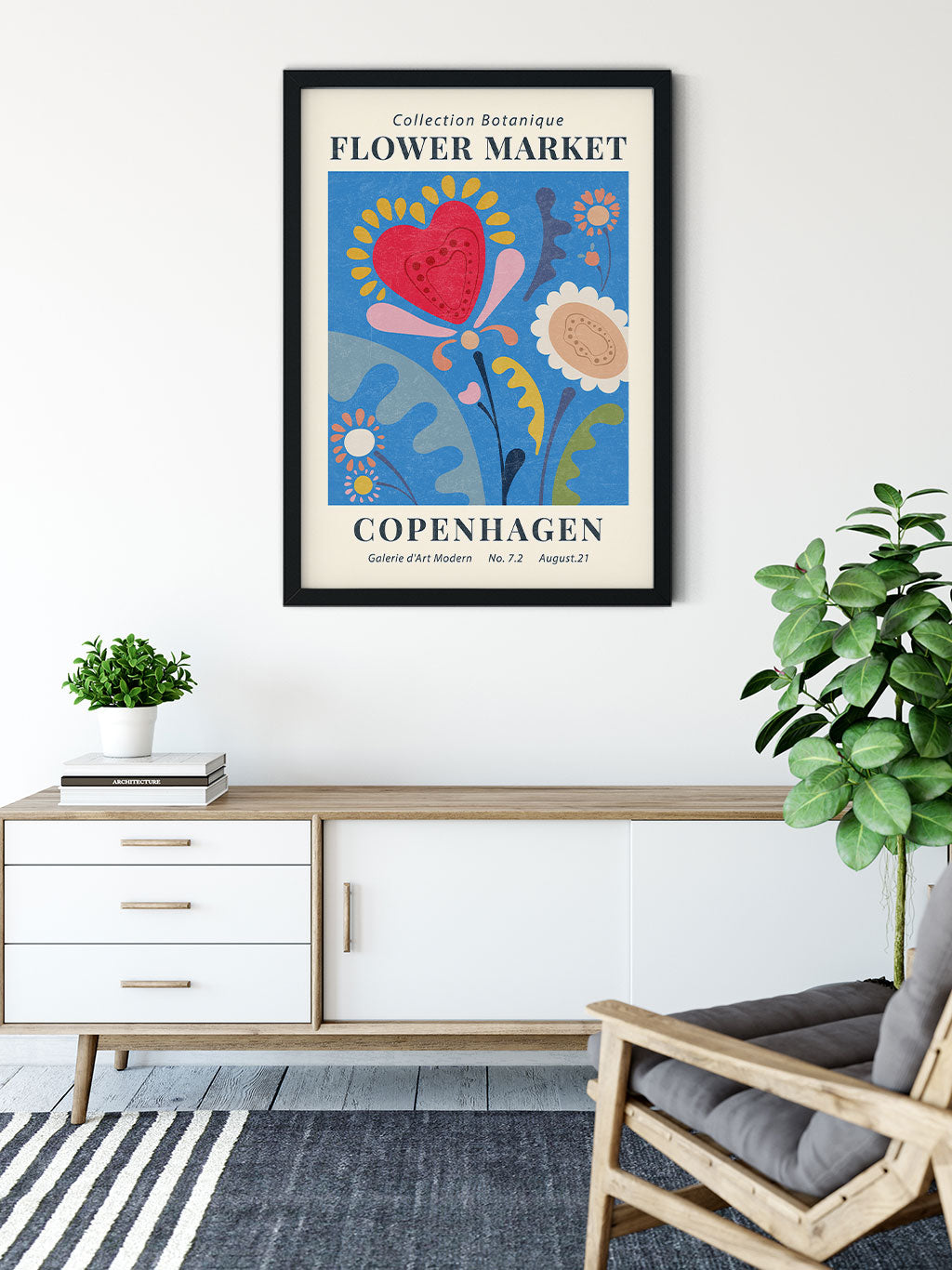 Flower Market Kopenhagen Poster