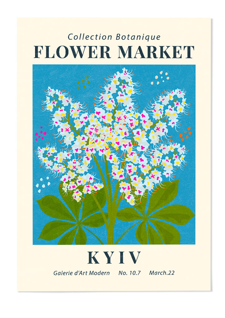 Flower Market Kyiv Poster