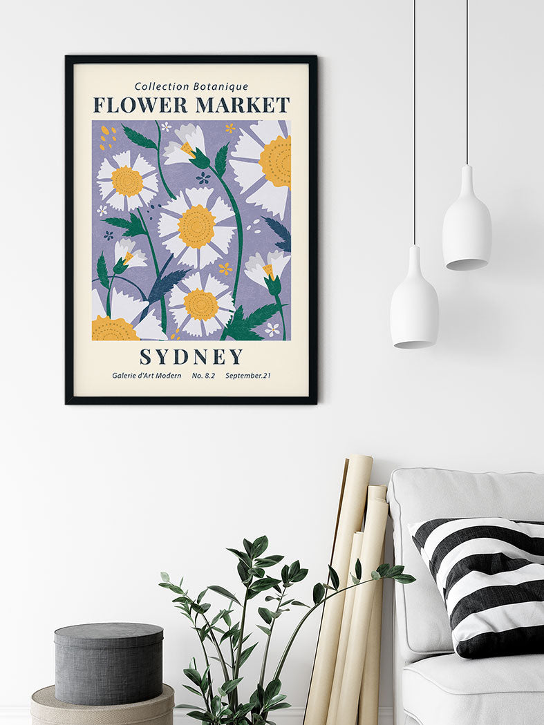 Flower Market Sydney Poster