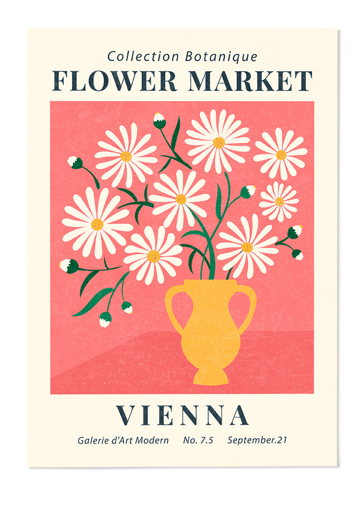 Flower Market Vienna Poster