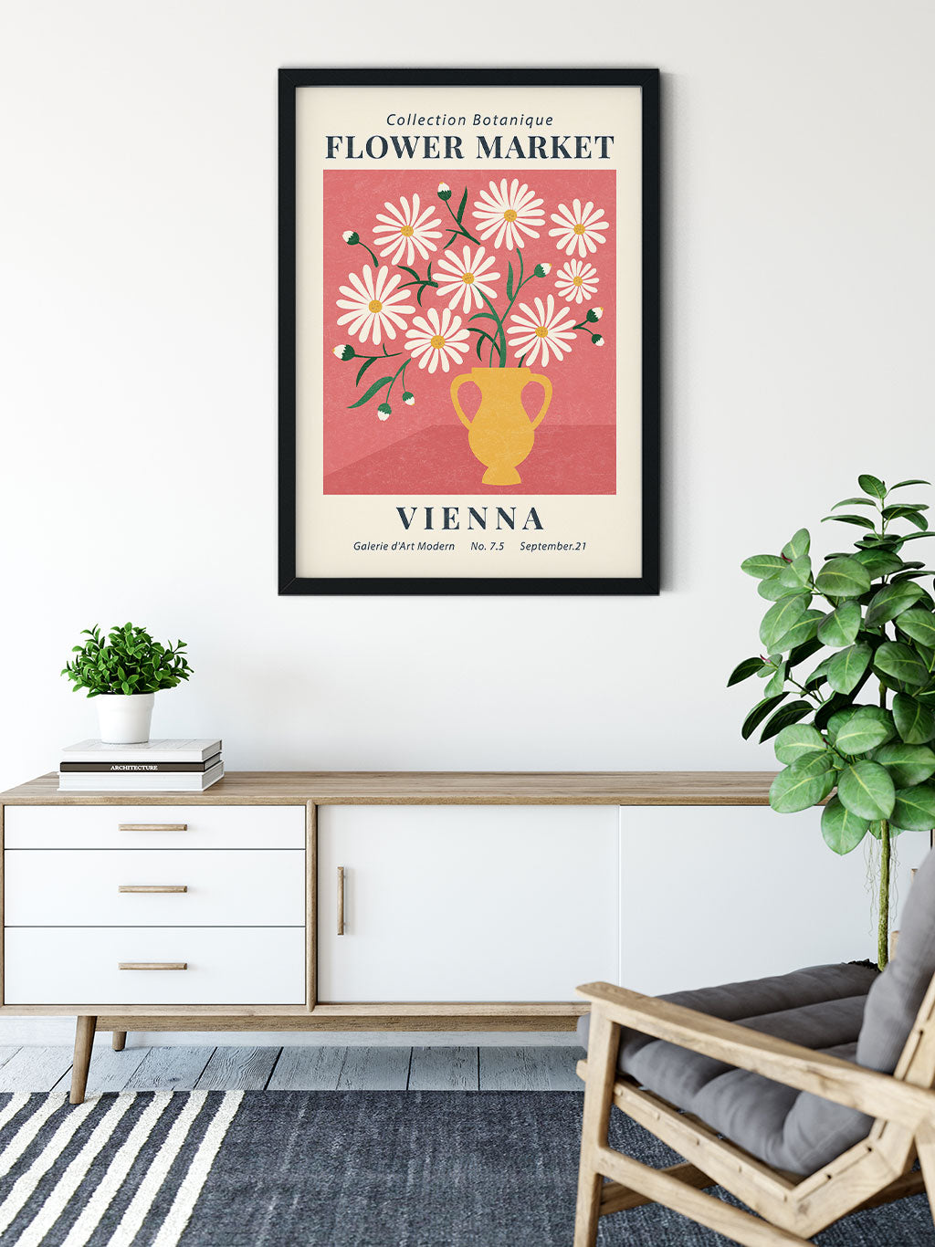 Flower Market Vienna Poster