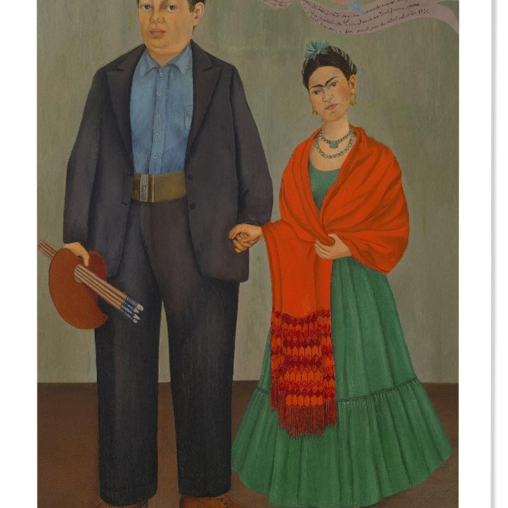 Frida Kahlo and Diego Rivera Art Print