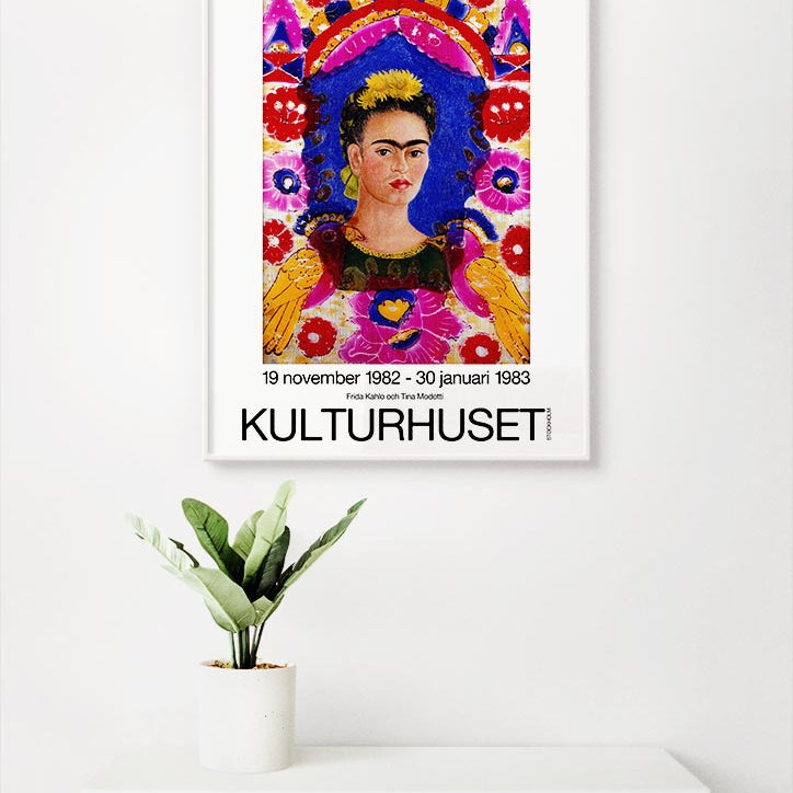 Frida Kahlo Exhibition Poster - Kulturhuset