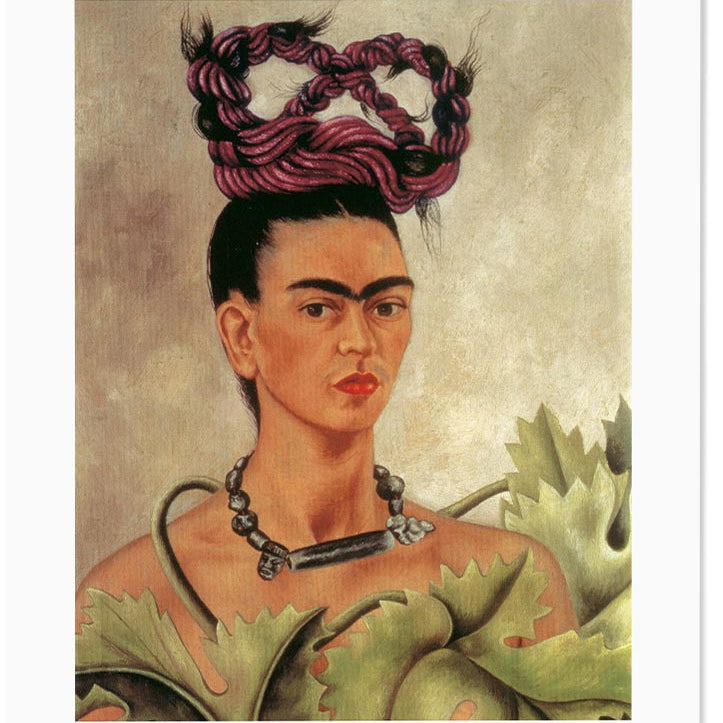 Frida Kahlo Exhibition Print - Self Portrait with Braid