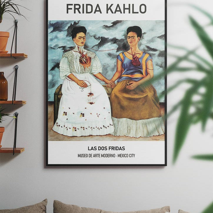 Frida Kahlo Exhibition Poster - Two Fridas