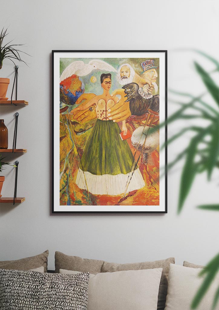 Frida Kahlo Print  Marxism Will Give Health to the Sick