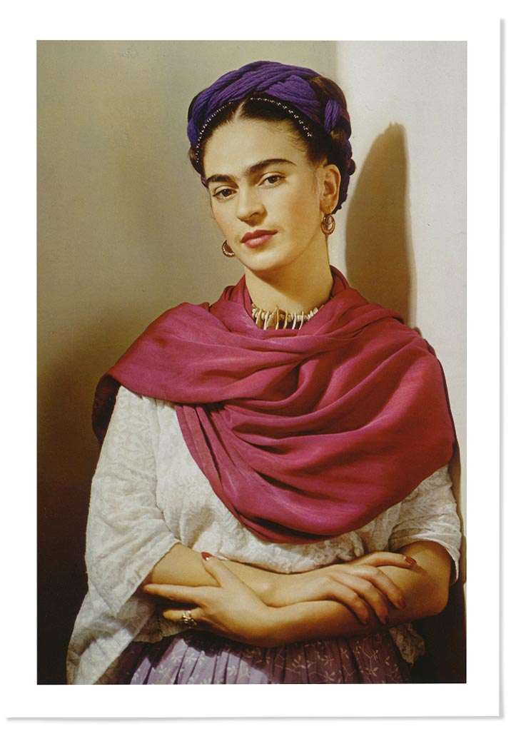 Frida Kahlo Colour Portrait Poster