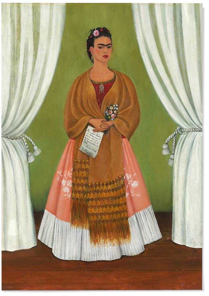 Self-Portrait Dedicated to Leon Trotsky by Frida Kahlo