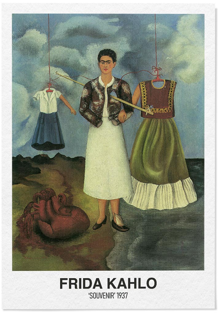 Frida Kahlo Exhibition Poster  Souvenir