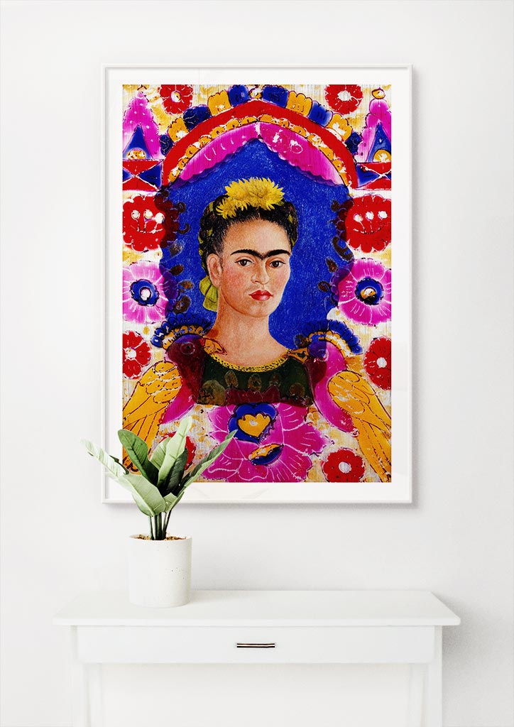 Frida Kahlo 'The Frame' Art Poster