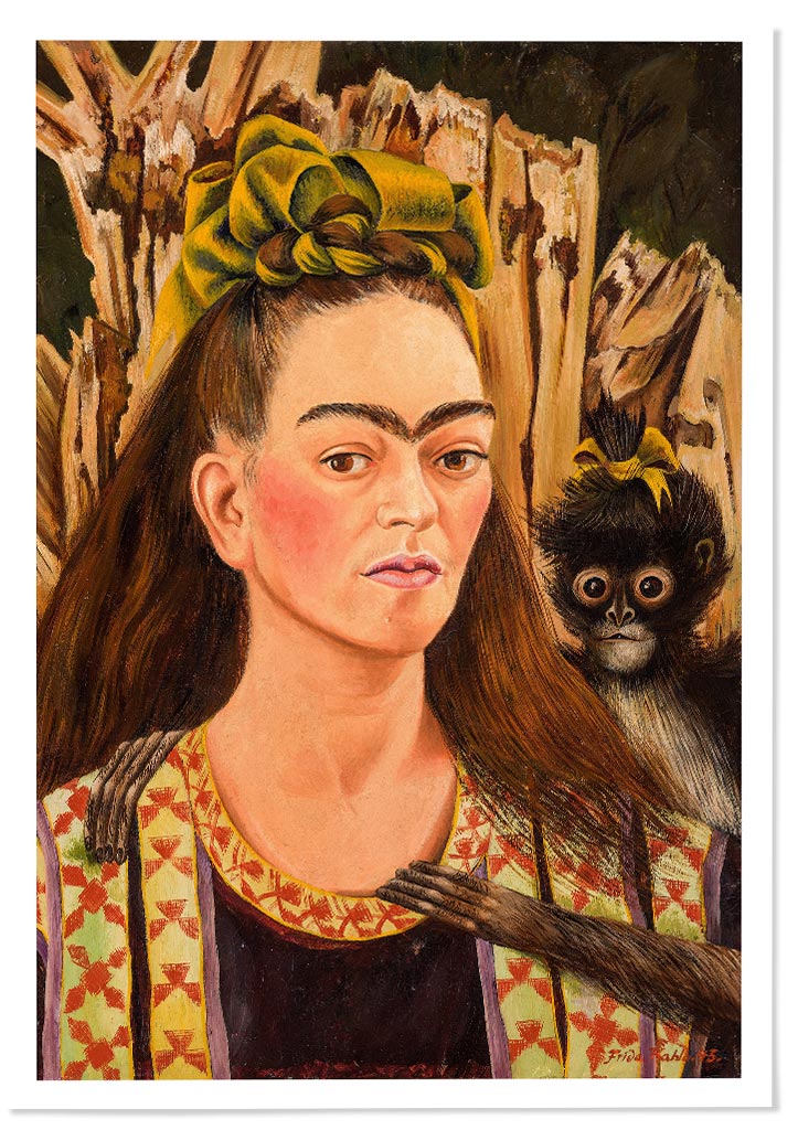 Frida Kahlo - Self-Portrait with Monkey
