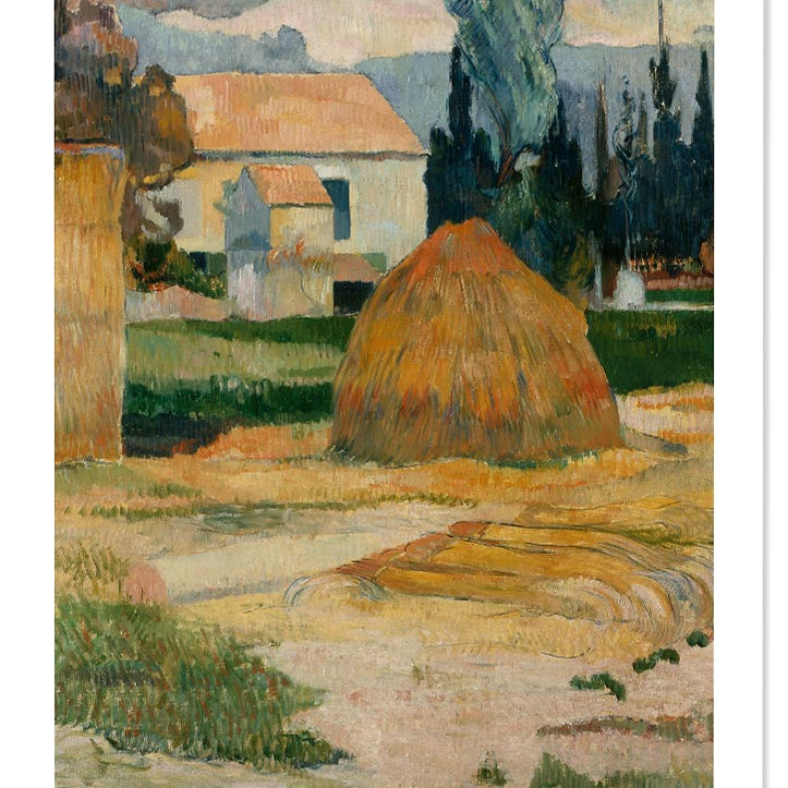 Paul Gauguin Print - Landscape near Arles