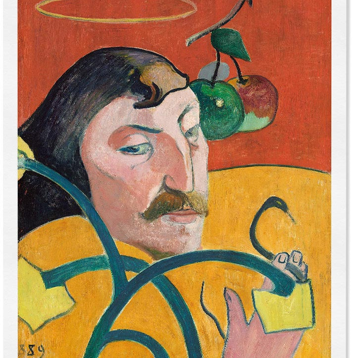 Paul Gauguin Art Print - Self Portrait
