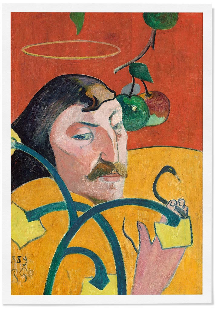 Paul Gauguin Art Print - Self Portrait