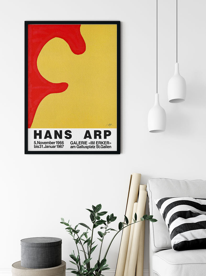 Hans Arp Exhibition Poster