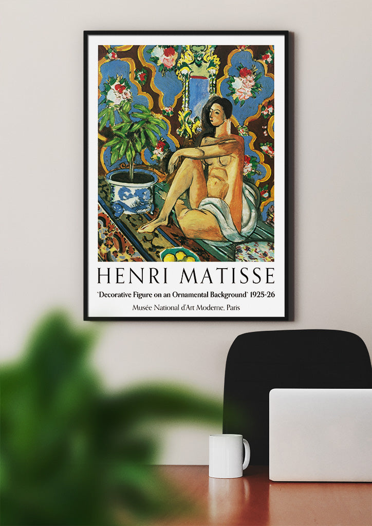 Henri Matisse Art Print - Decorative Figure