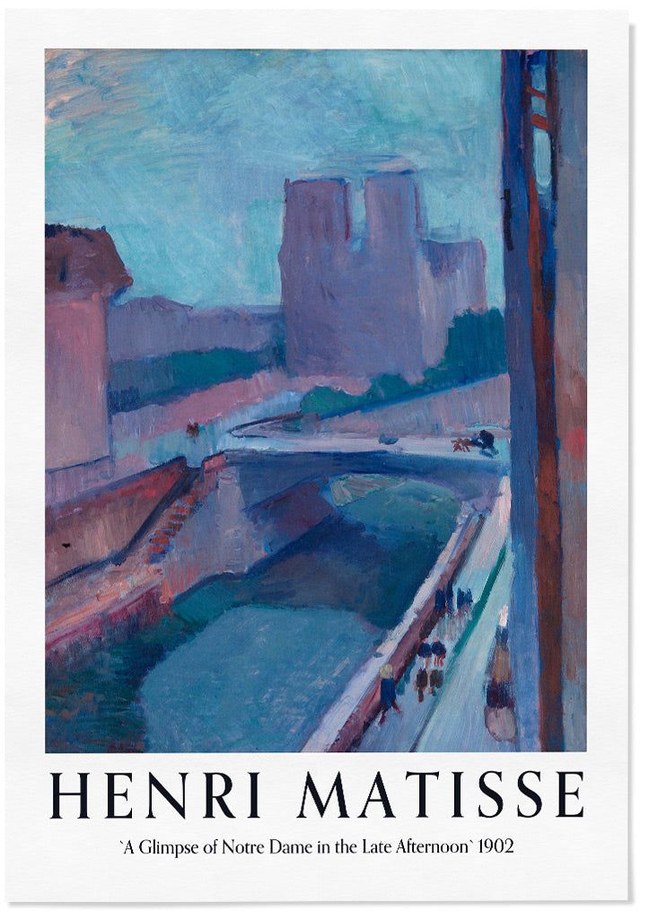 Henri Matisse Print - A Glimpse of Notre Dame