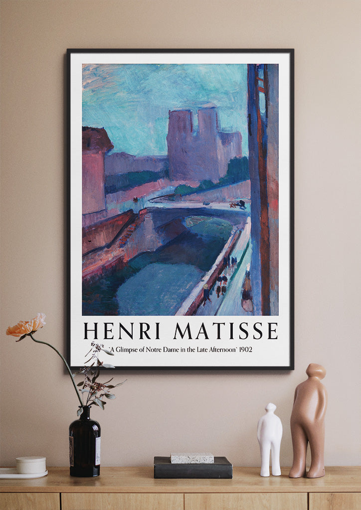 Henri Matisse Print - A Glimpse of Notre Dame