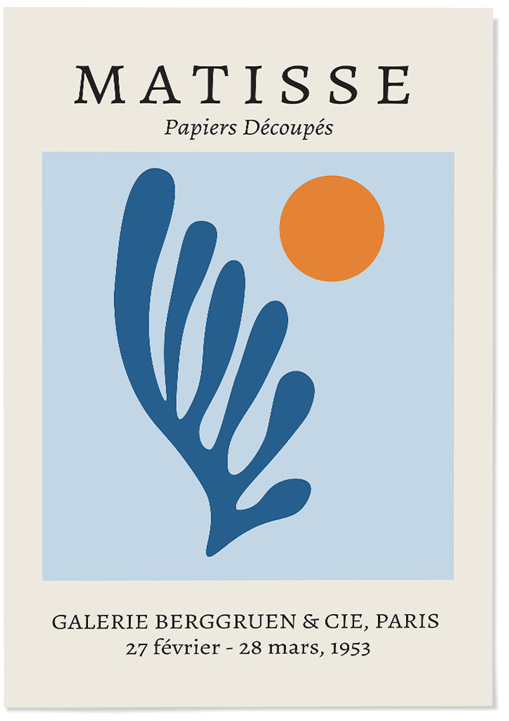 Henri Matisse Papiers Découpés Art Poster