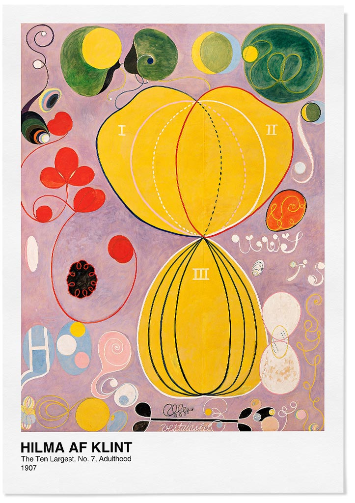 Hilma af Klint Print - The Ten Largest No.7