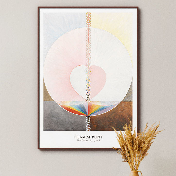 The Dove by Hilma af Klint Exhibition Poster