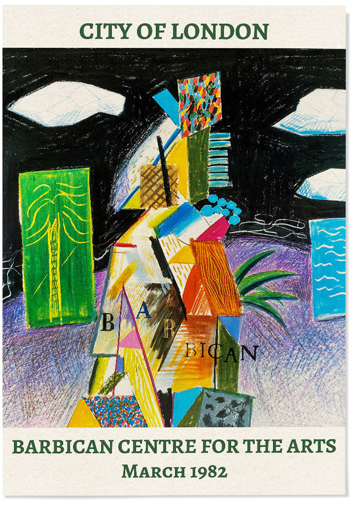 David Hockney - Barbican Exhibition Poster